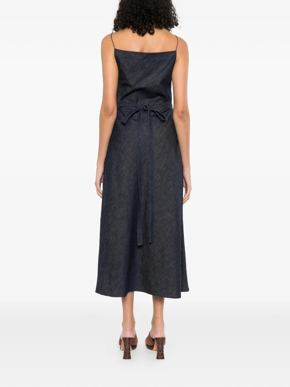 LESS Getailleerde jurk Blauw
