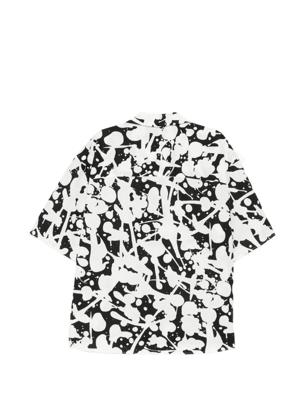  Croquis Painted-effect Shirt - Black 