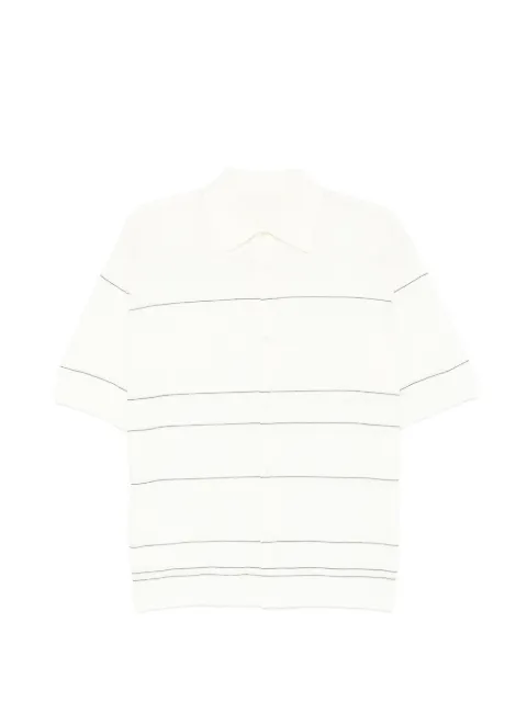 CROQUIS striped collared shirt