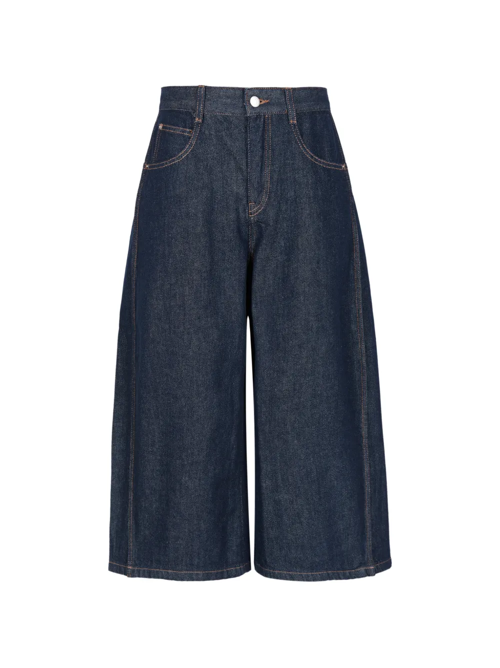 JNBY Jeans crop a gamba ampia - Blu