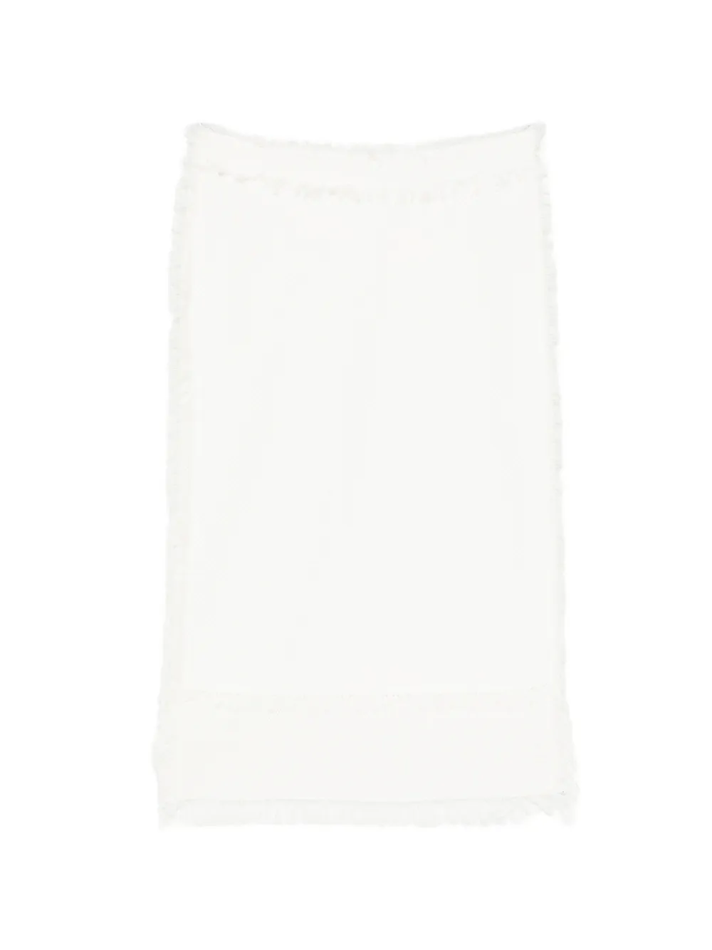 JNBY Gonna midi con frange - Bianco