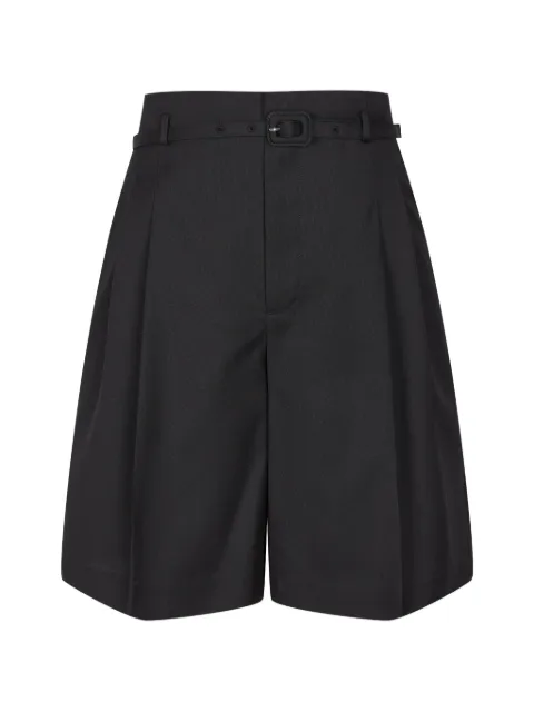 LESS shorts de vestir con cinturón