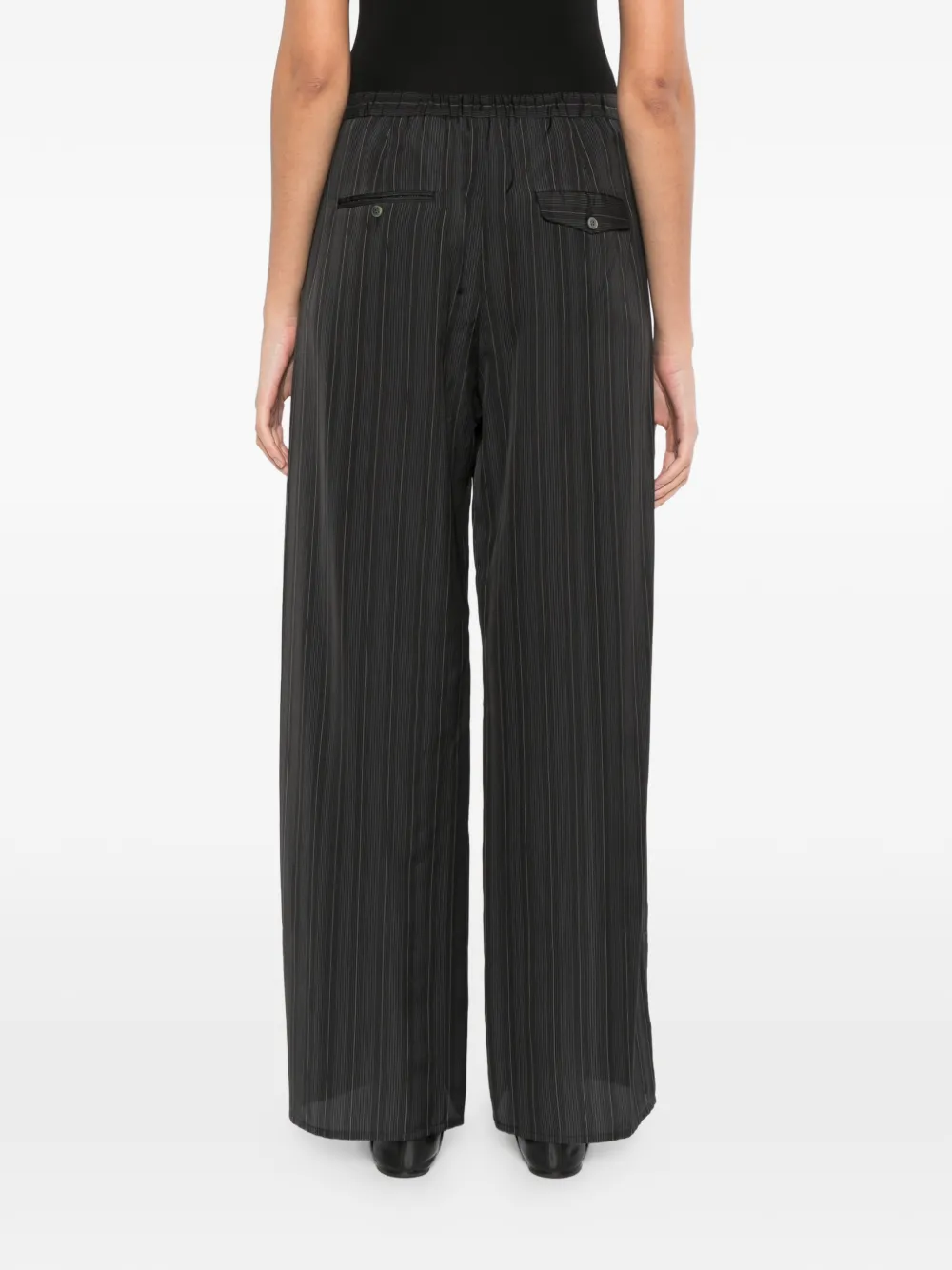 JNBY Broek met toelopende pijpen en kralen Grijs