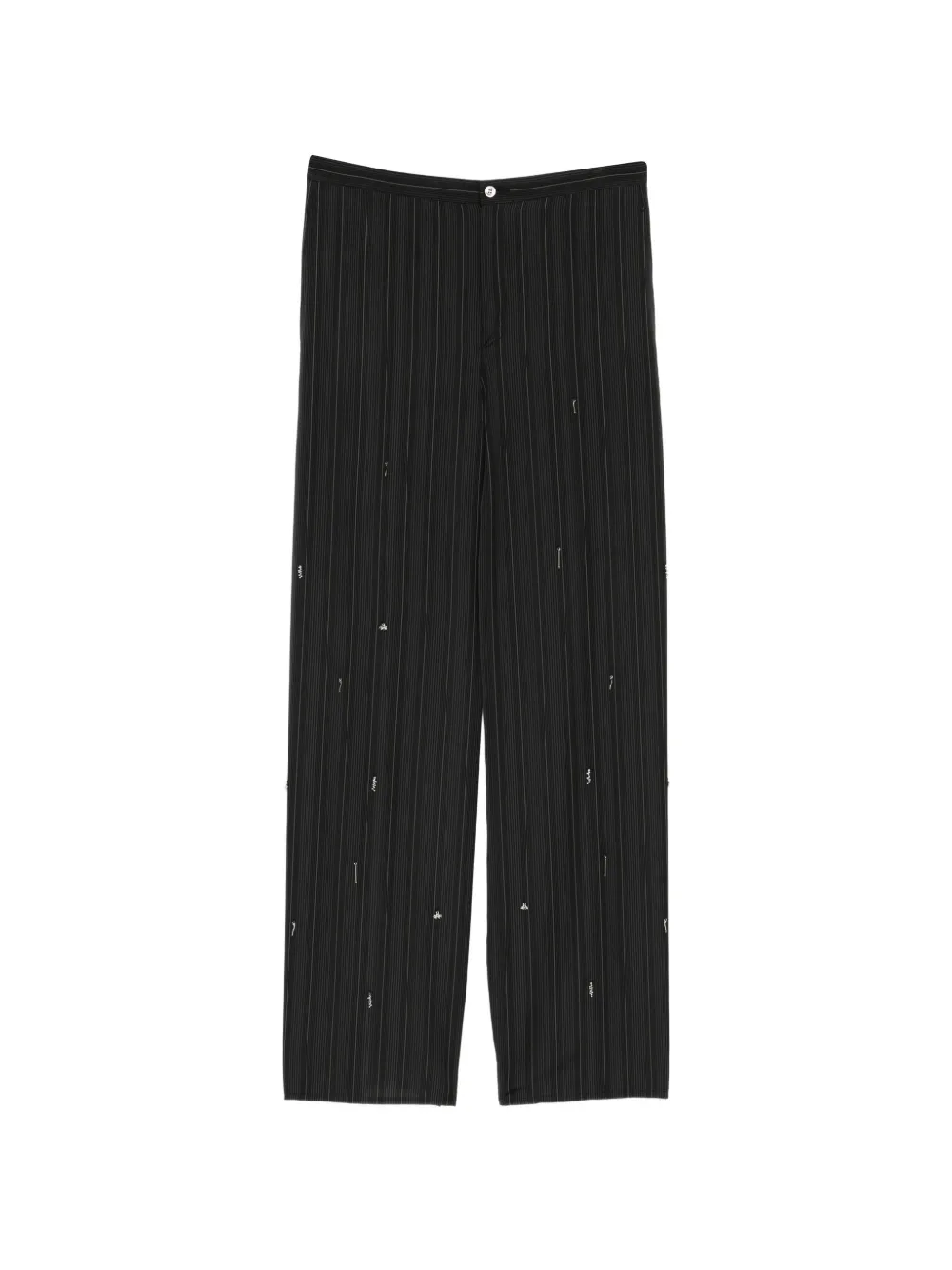 JNBY beaded tapered trousers - Grigio