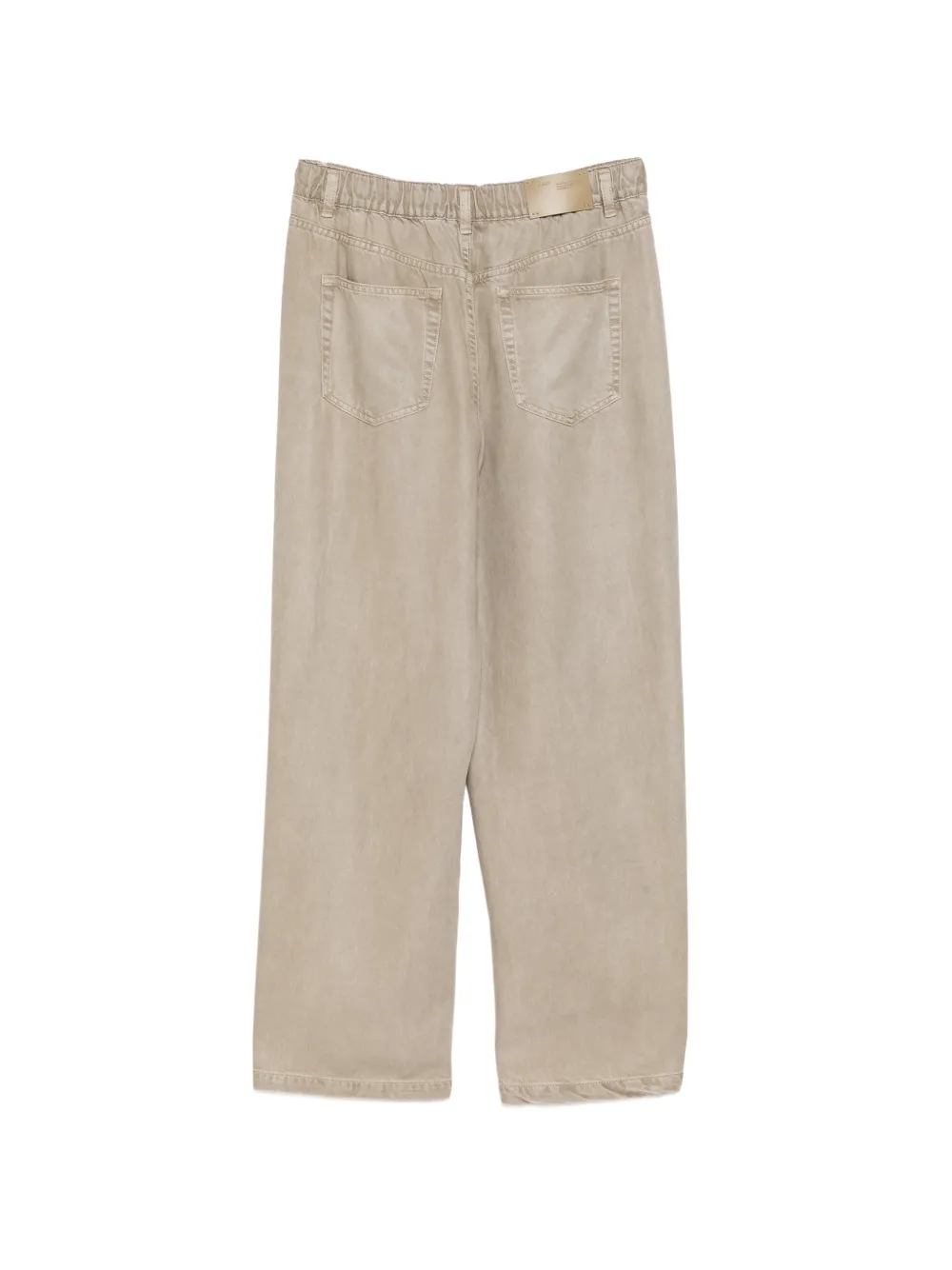 JNBY Broek met wijde pijpen Beige