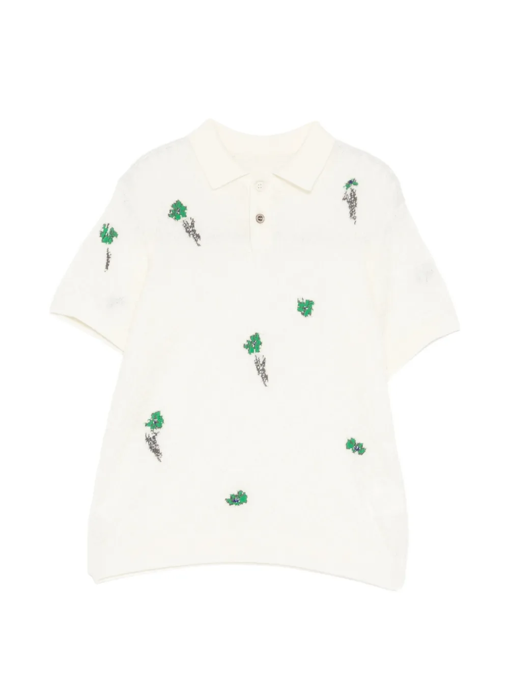 jnby by JNBY floral-motif polo top - Toni neutri