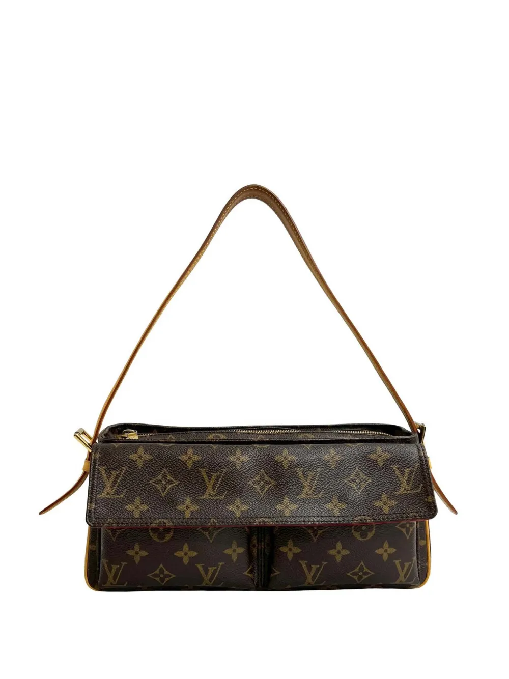 Louis Vuitton Pre-Owned Borsa a spalla Vivacité MM con monogramma 2003 - Marrone