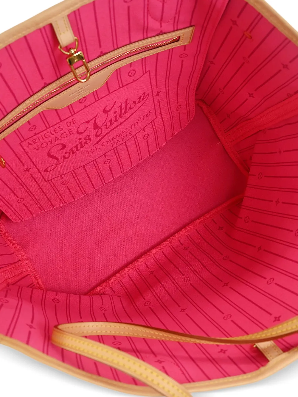 2008 Mm Rose Neverfull Monogram Tote Bag