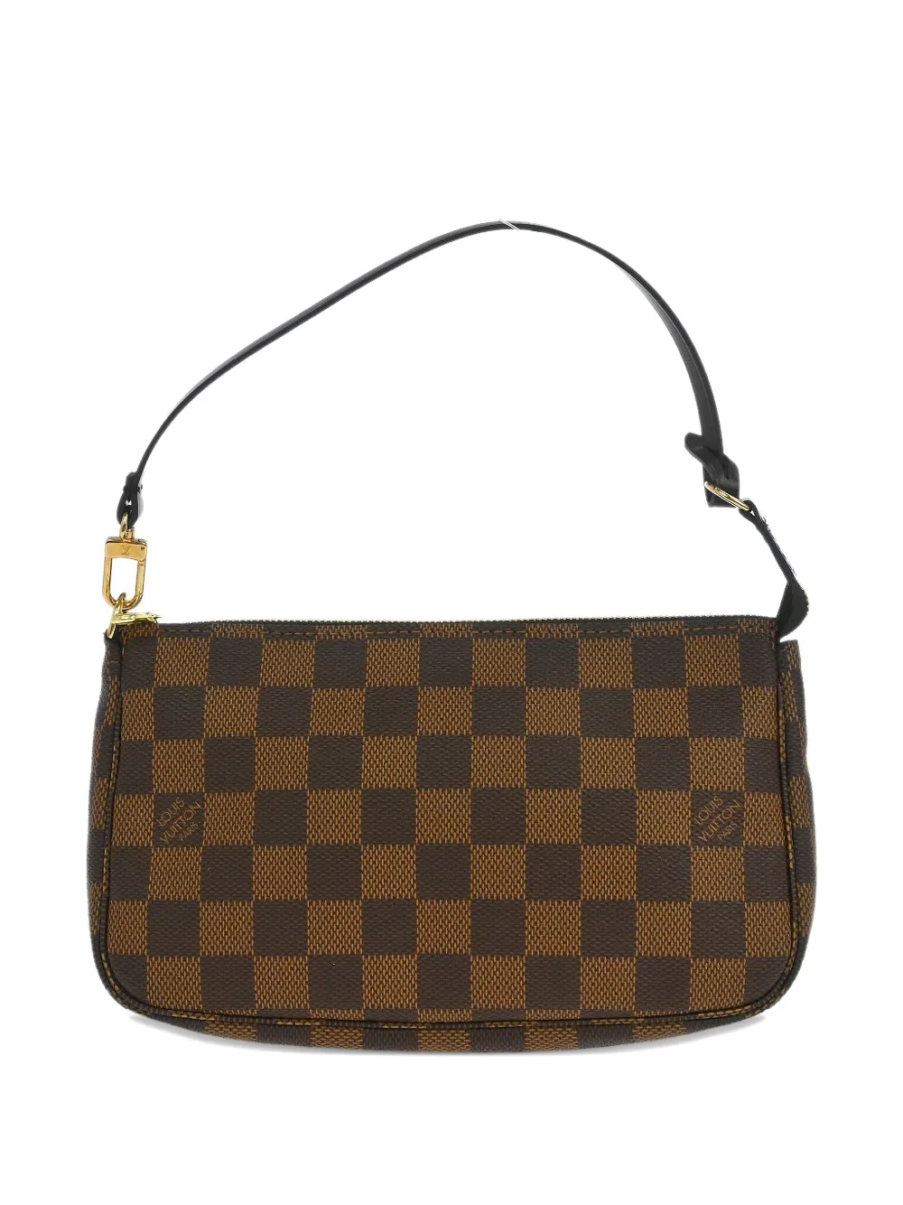 Louis Vuitton Pre-Owned 2006 damier zip shoulder bag - Marrone