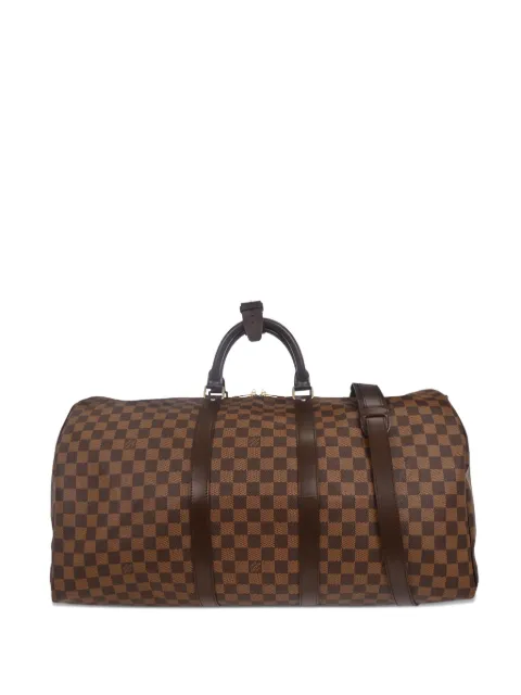 Louis Vuitton Pre-Owned bolsa duffle Keepall Bandouliere 55 en damier 2006