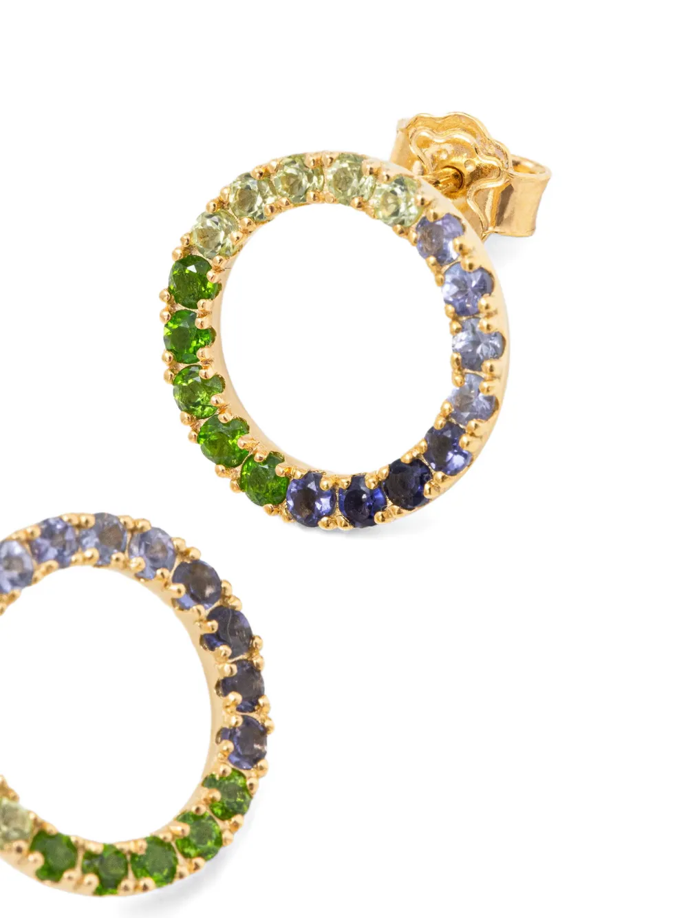  Tous Circle Earrings - Gold 