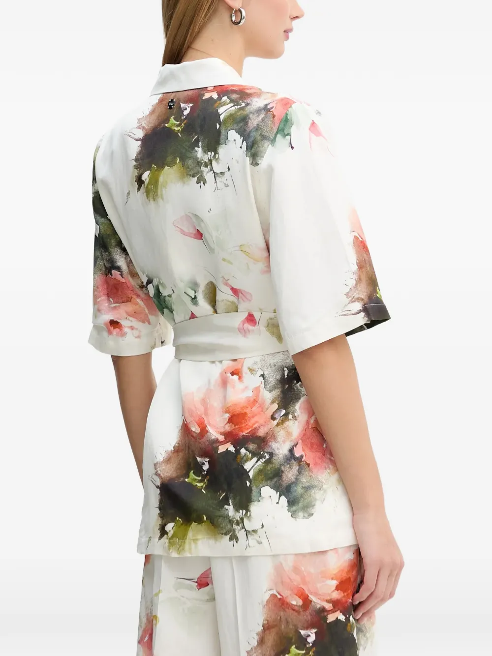 Silvian Heach Shirt met bloemenprint Wit