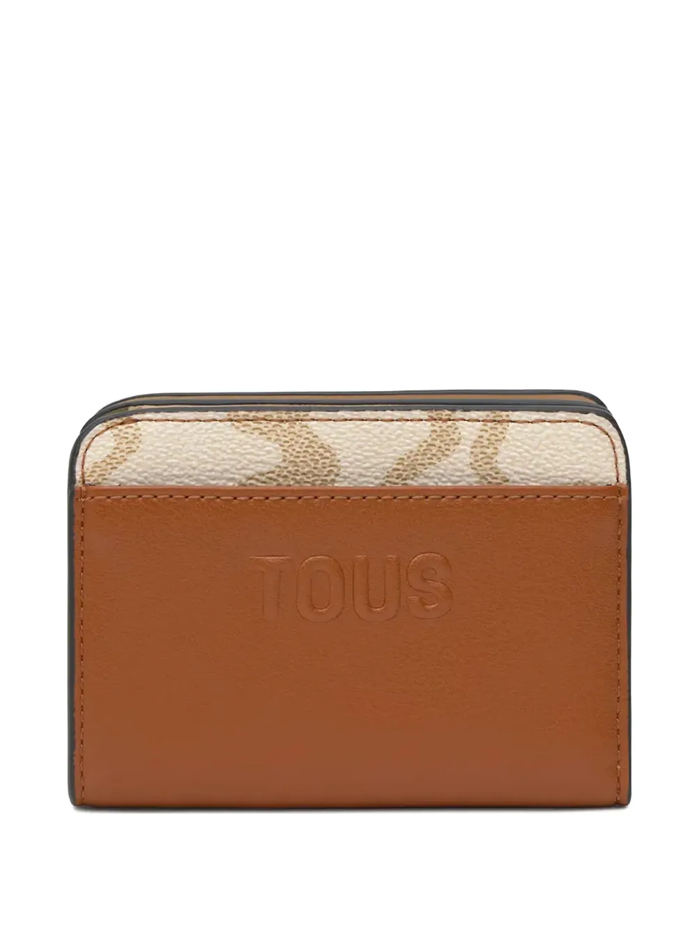 TOUS logo-embossed wallet - Marrone