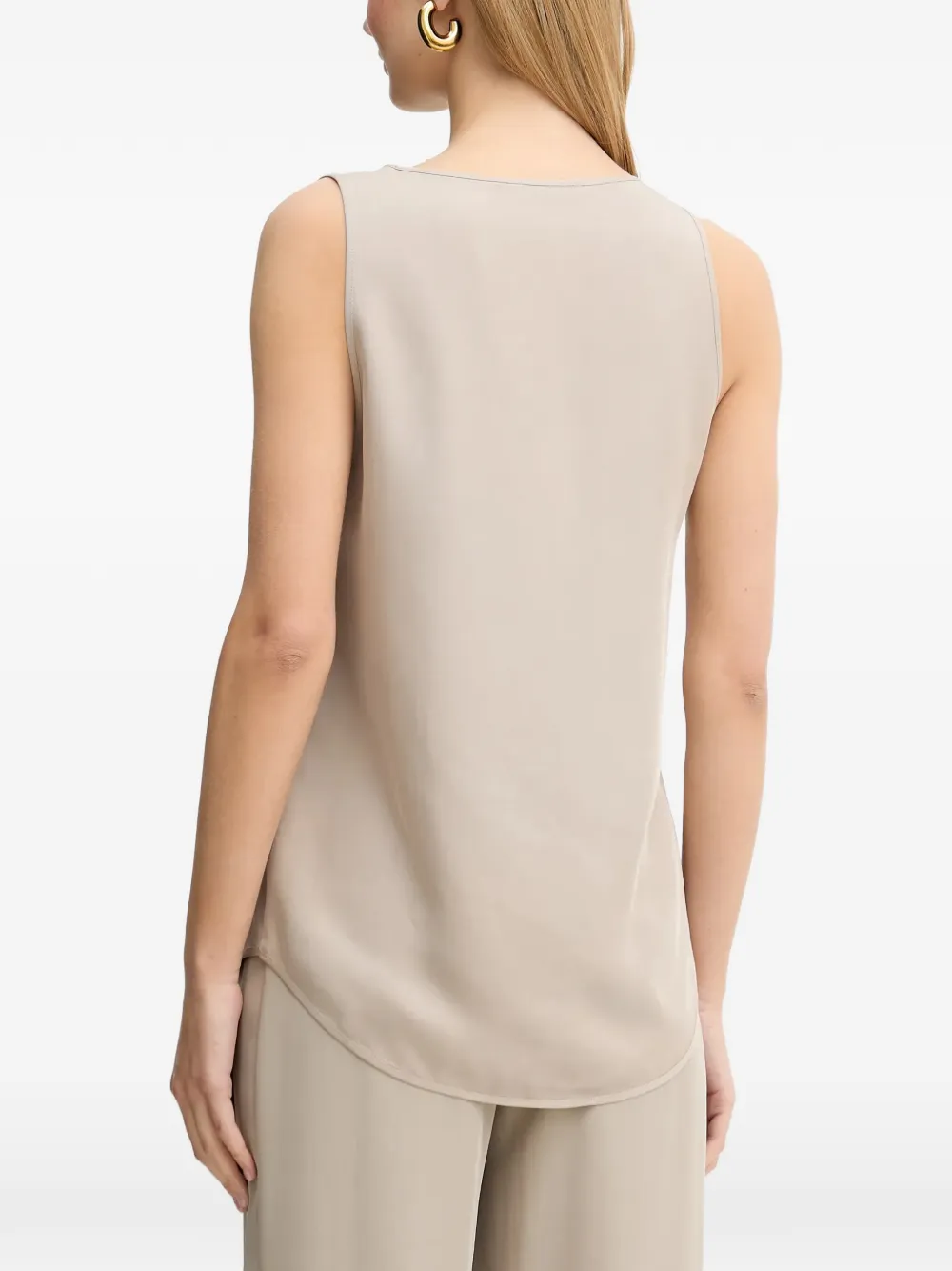  Simona Corsellini Scoop-neck Vest - Neutrals 