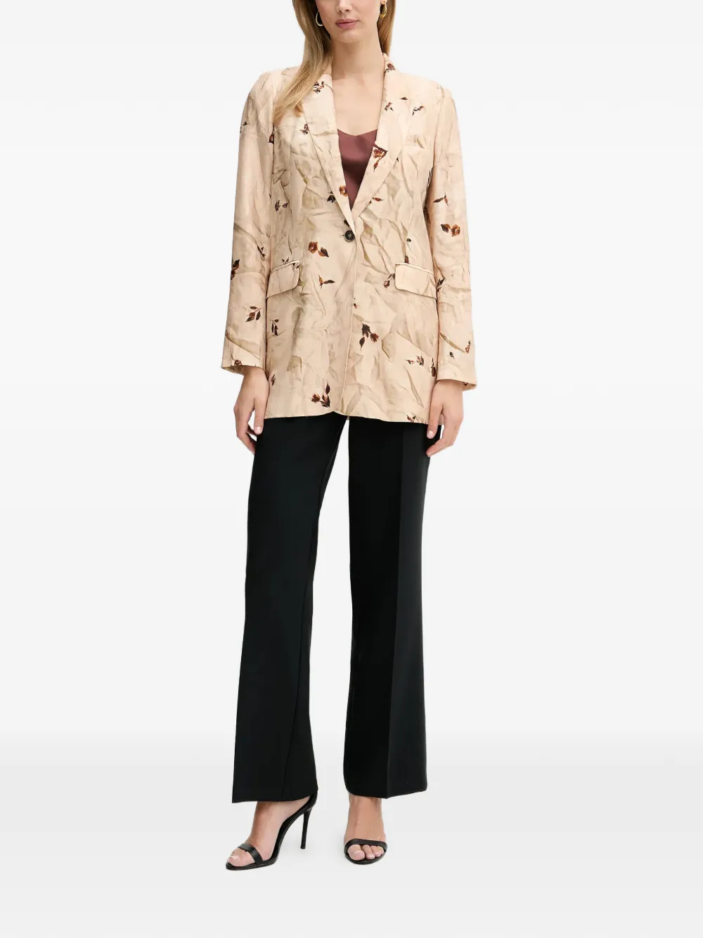 Silvian Heach Blazer met bloemenprint Beige