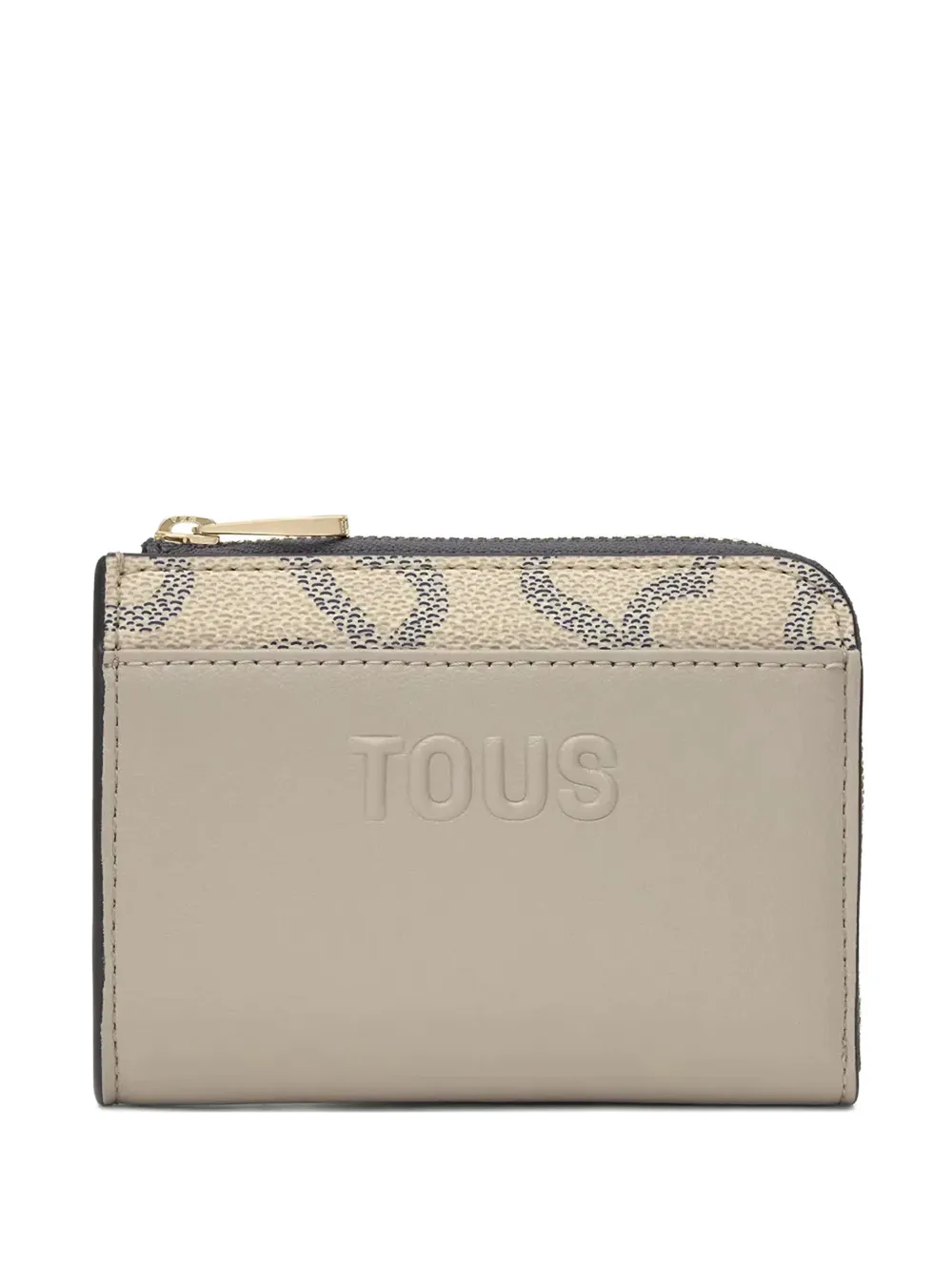 TOUS Kaos Icon logo zip wallet - Blu