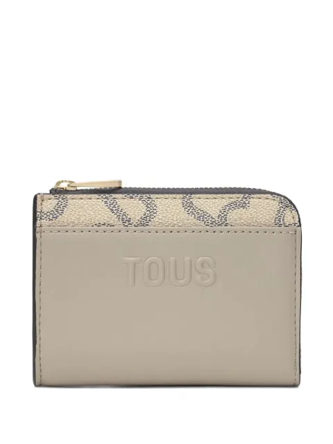 TOUS Kaos Icon logo zip wallet