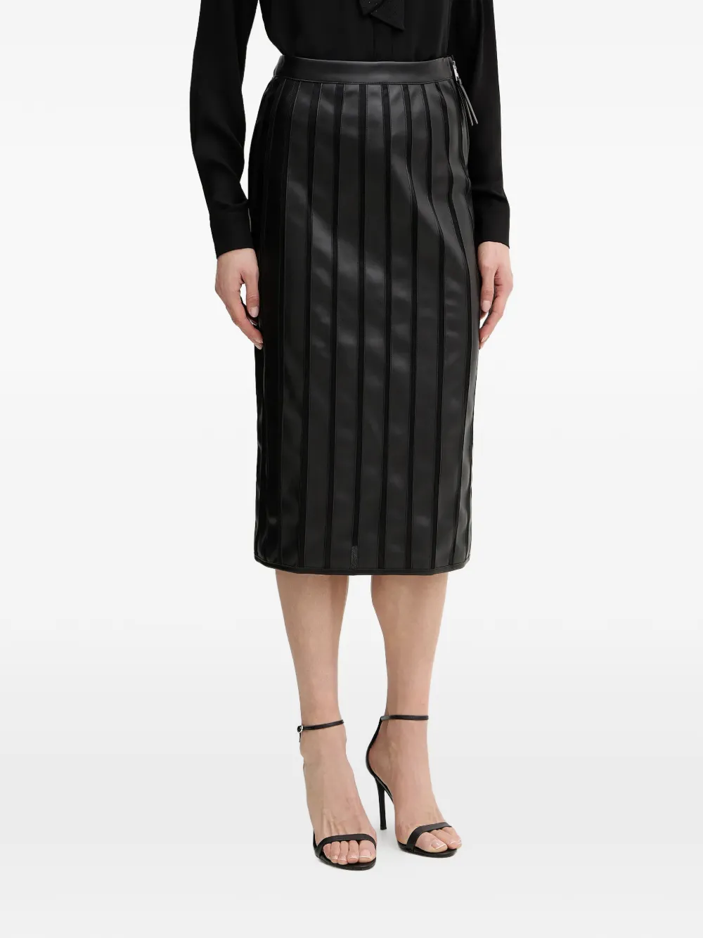 Silvian Heach pencil midi skirt - Nero