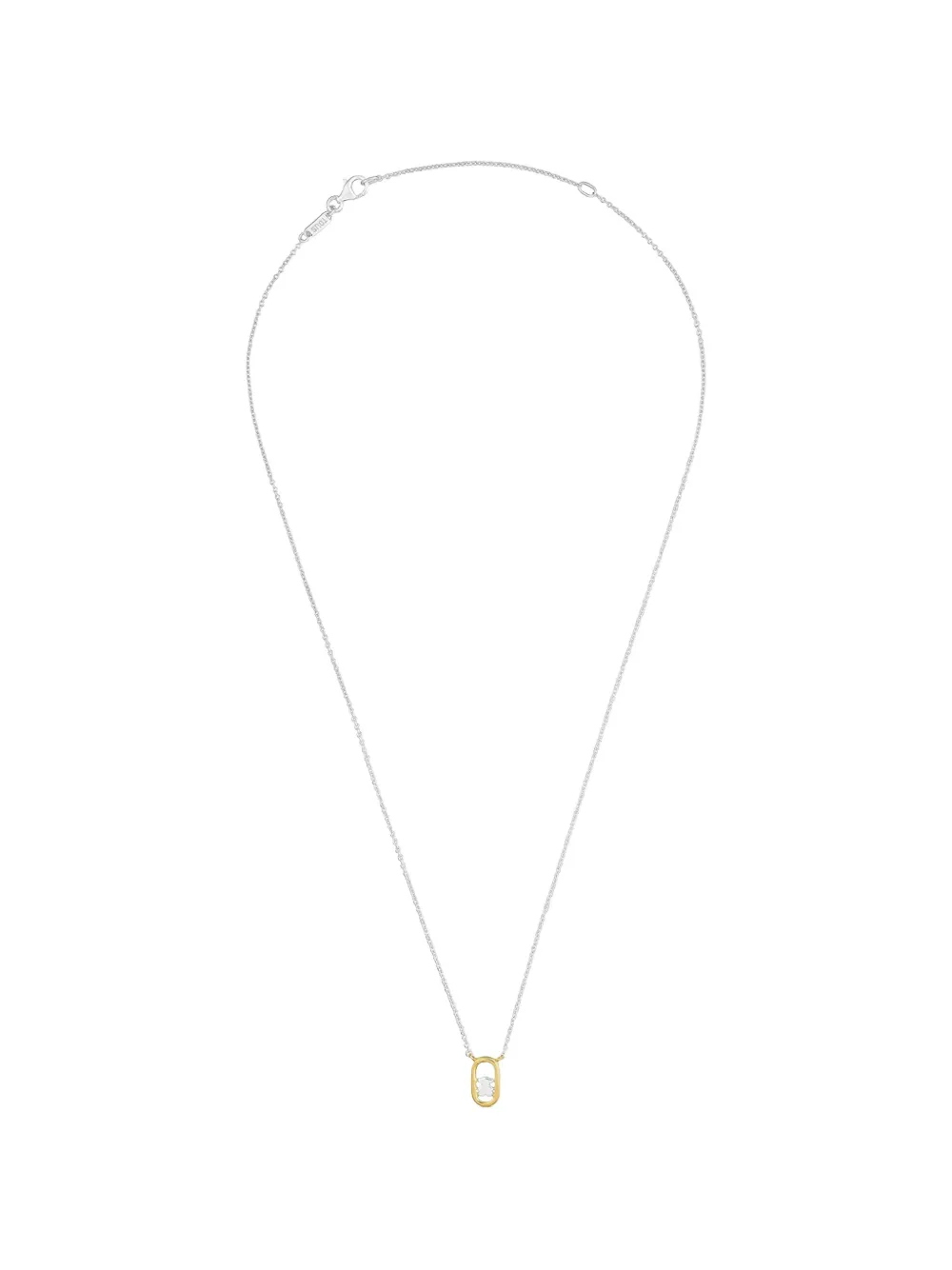 TOUS golden pendant necklace - Argento