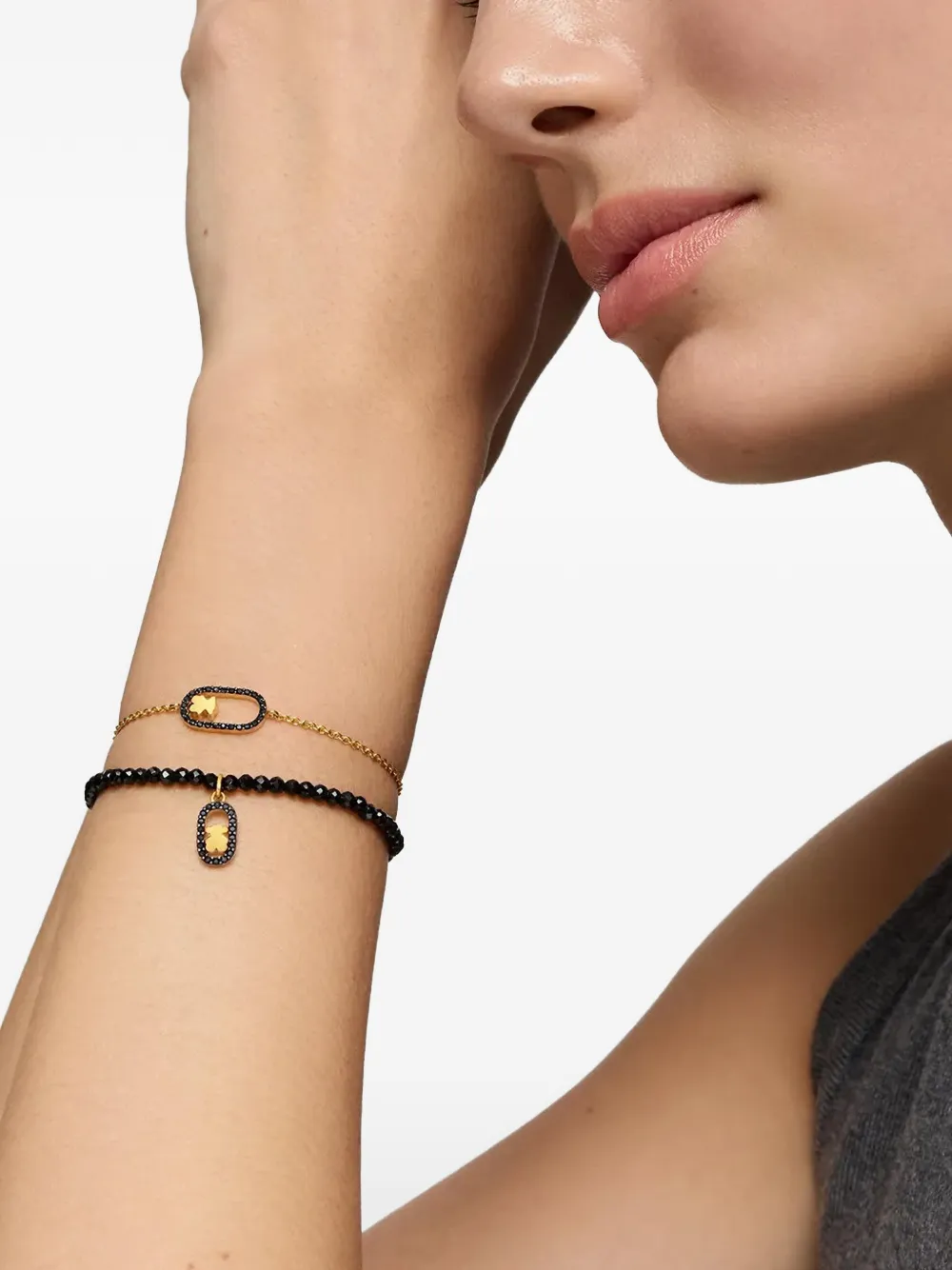 Bear-Embellishment Bracelet