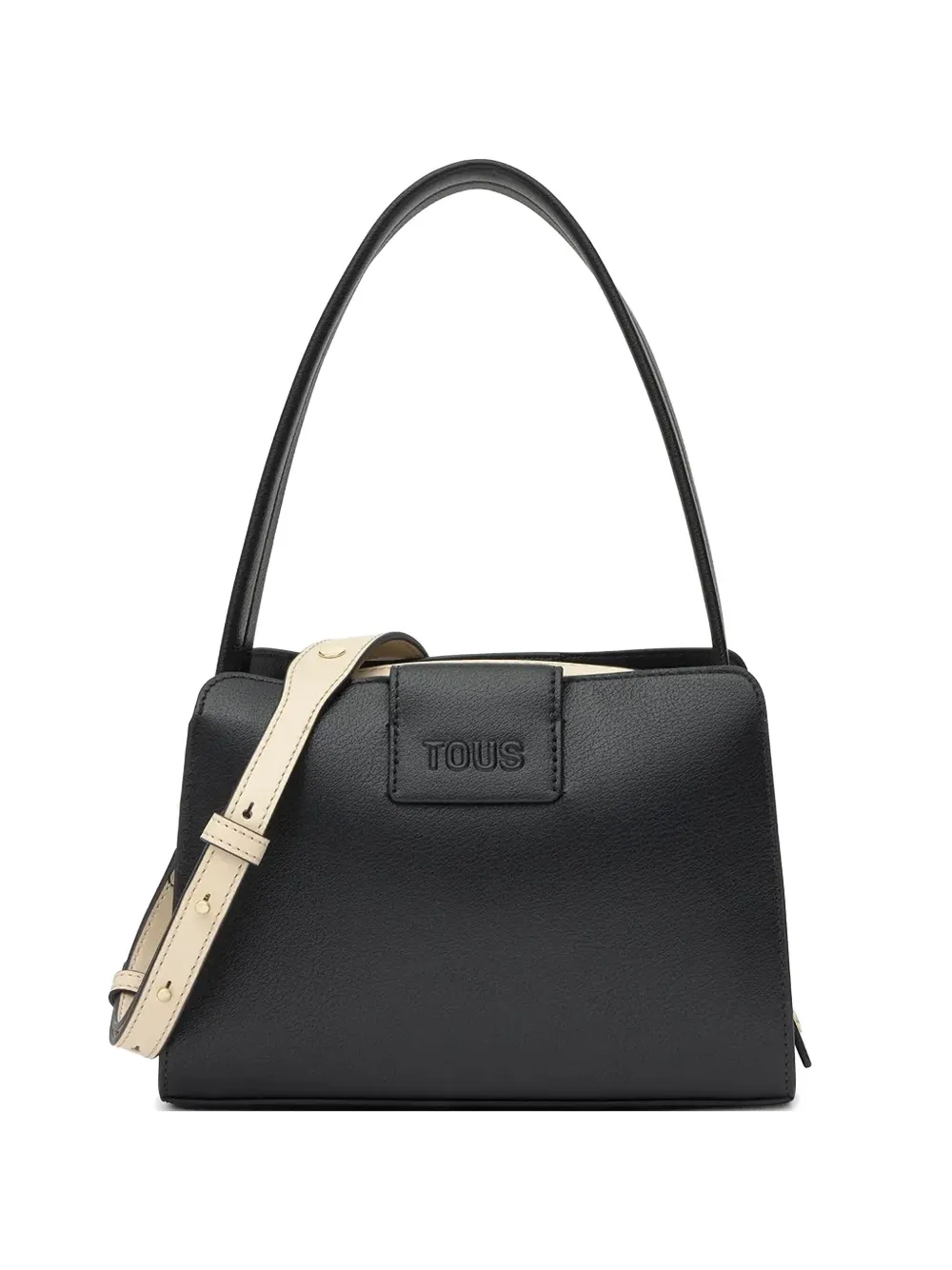 TOUS logo-embossed shoulder bag - Nero