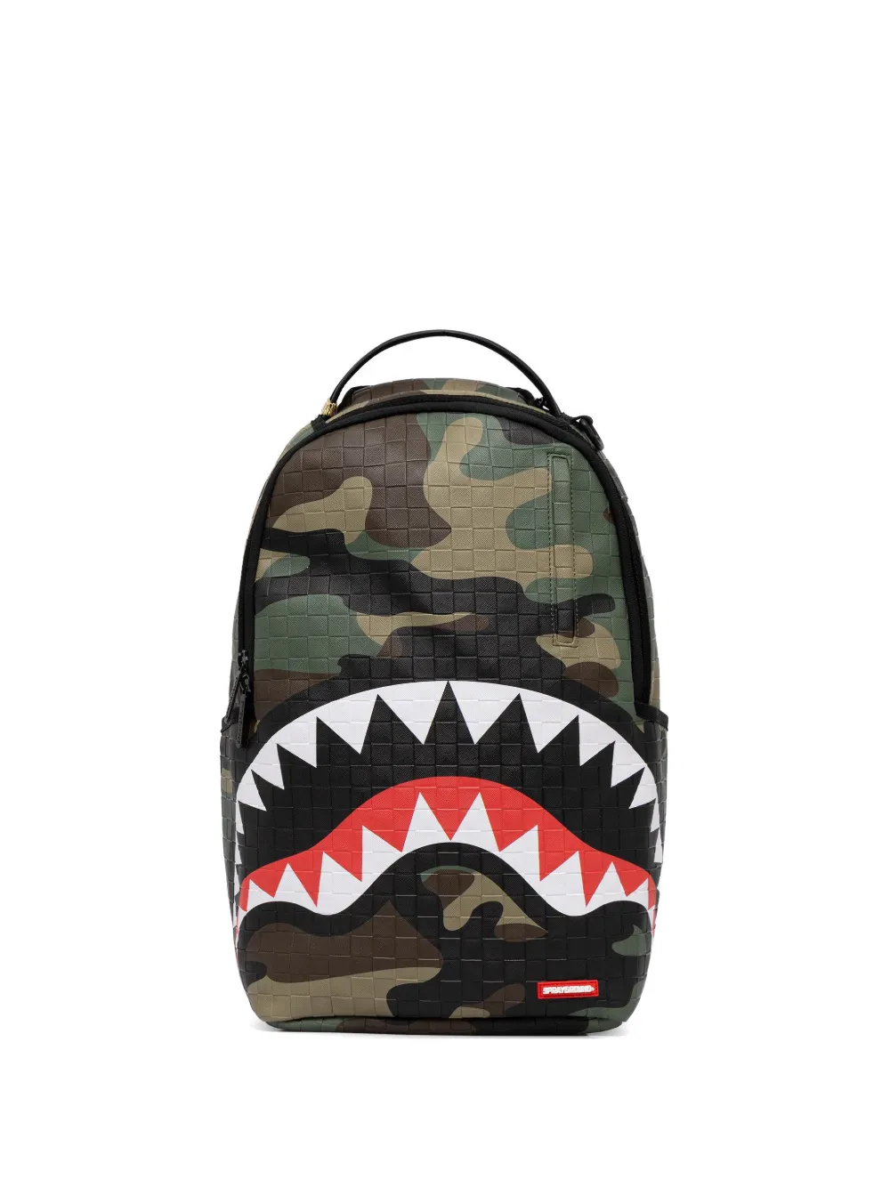 Sprayground Camouflage Shark Backpack In Multi