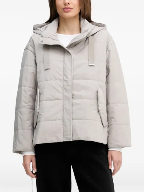 Sisley hooded quilted jacket