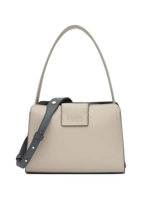TOUS logo embossed satchel