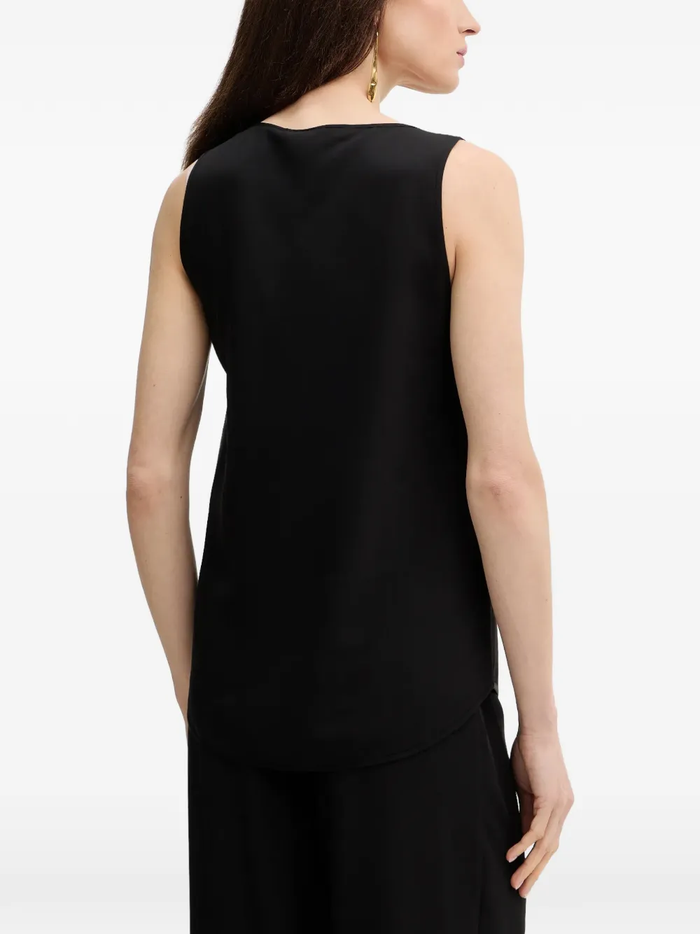  Simona Corsellini Scoop-neck Top - Black 