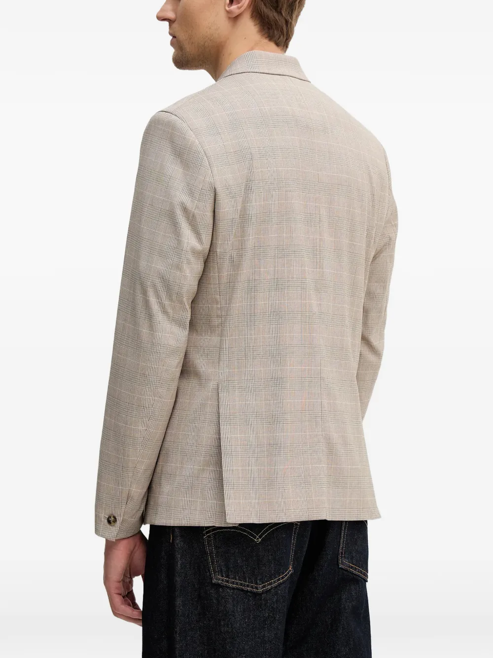  Sisley Double-breasted Blazer - Neutrals 