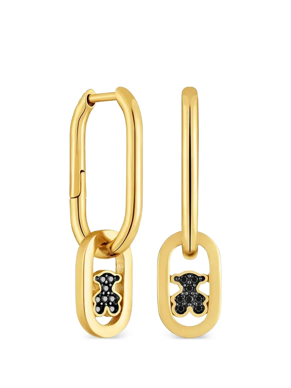 TOUS bear-embellishment earrings - Oro