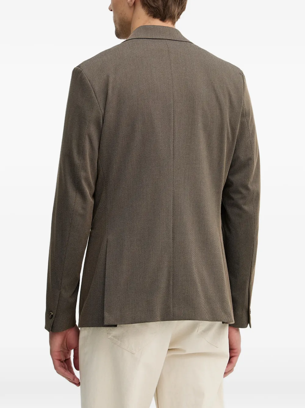  Sisley Single-breasted Blazer - Brown 