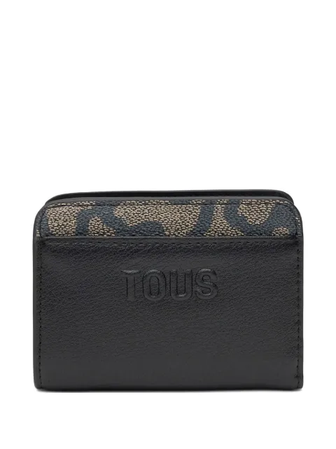 TOUS embossed zip wallet