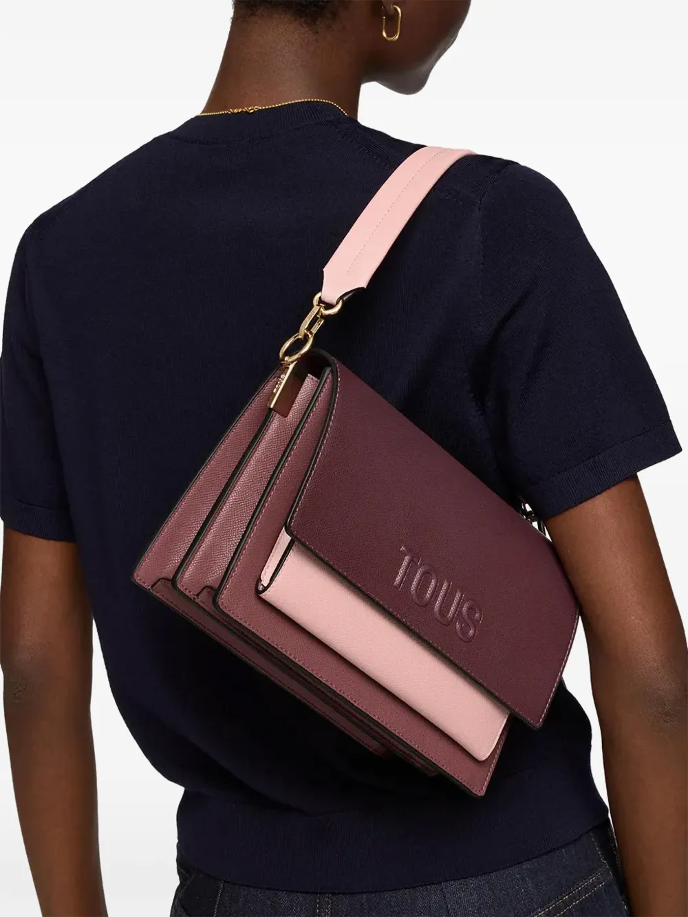  Tous Embossed Cross Body Bag - Red 