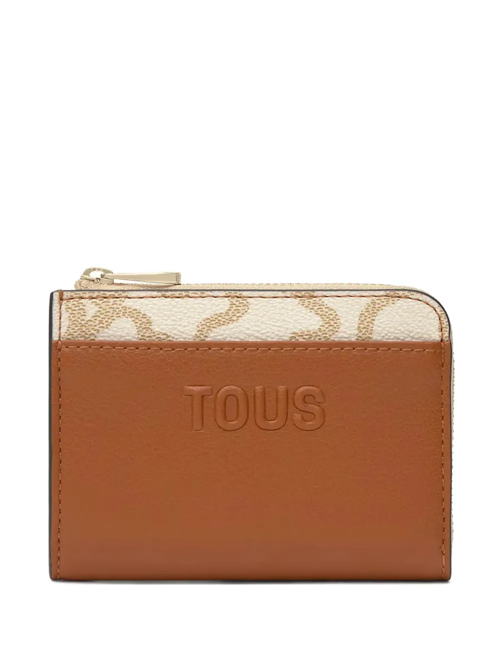 TOUS logo-embossed wallet - Marrone