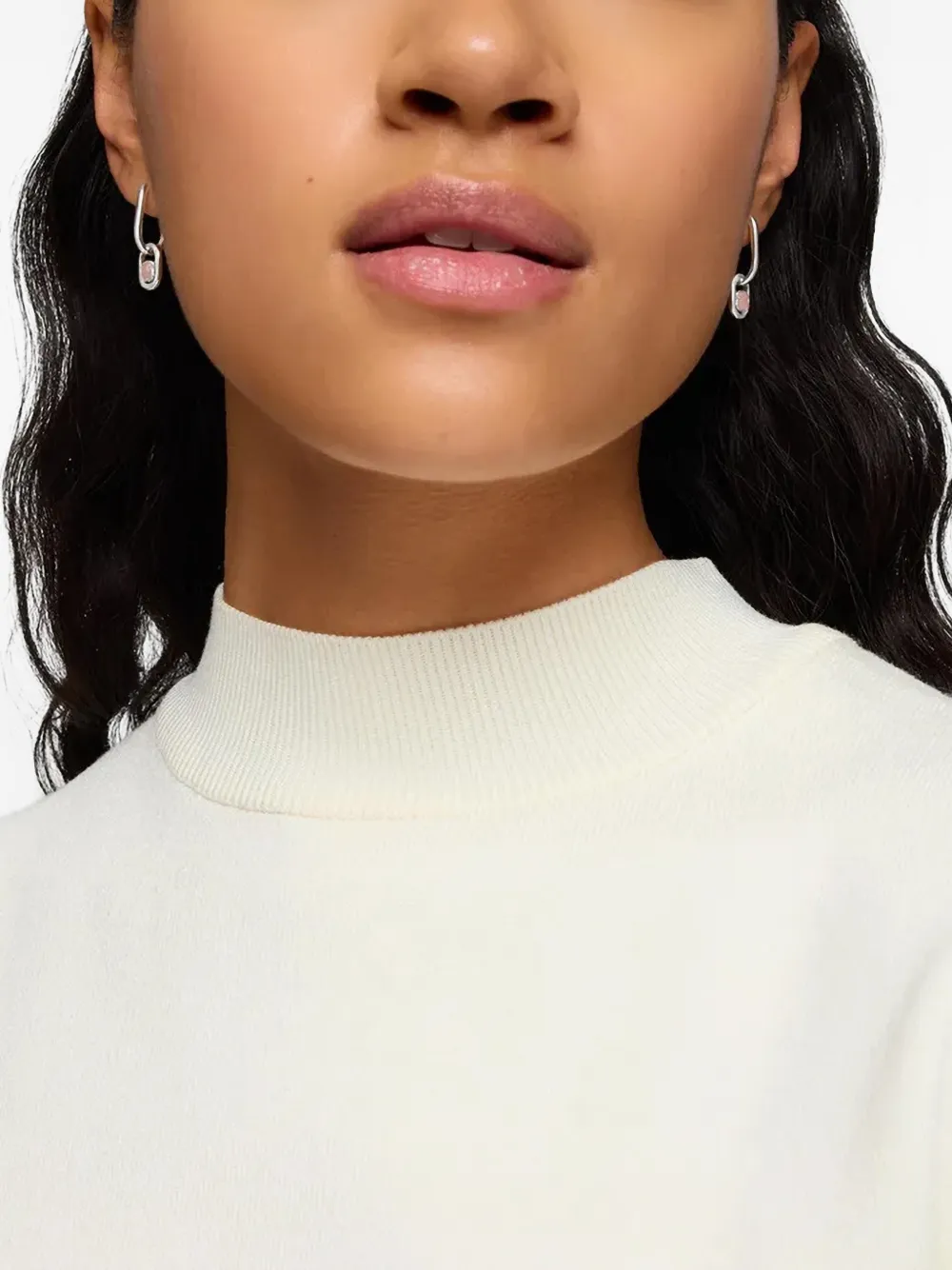  Tous Cutout Motif Earrings - Silver 