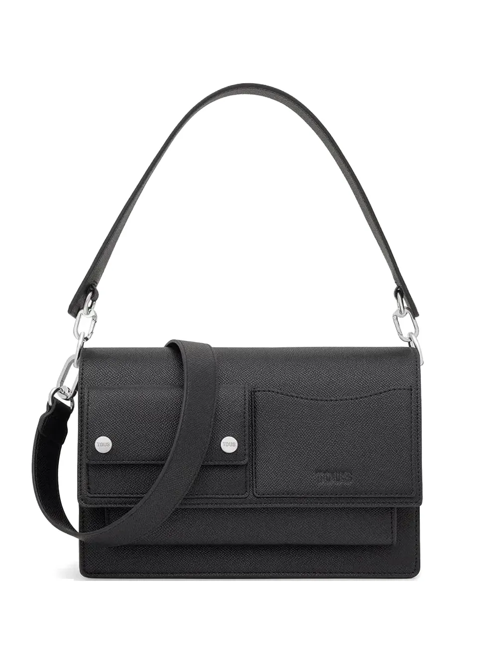 TOUS Borsa tote Audree media con battente - Nero