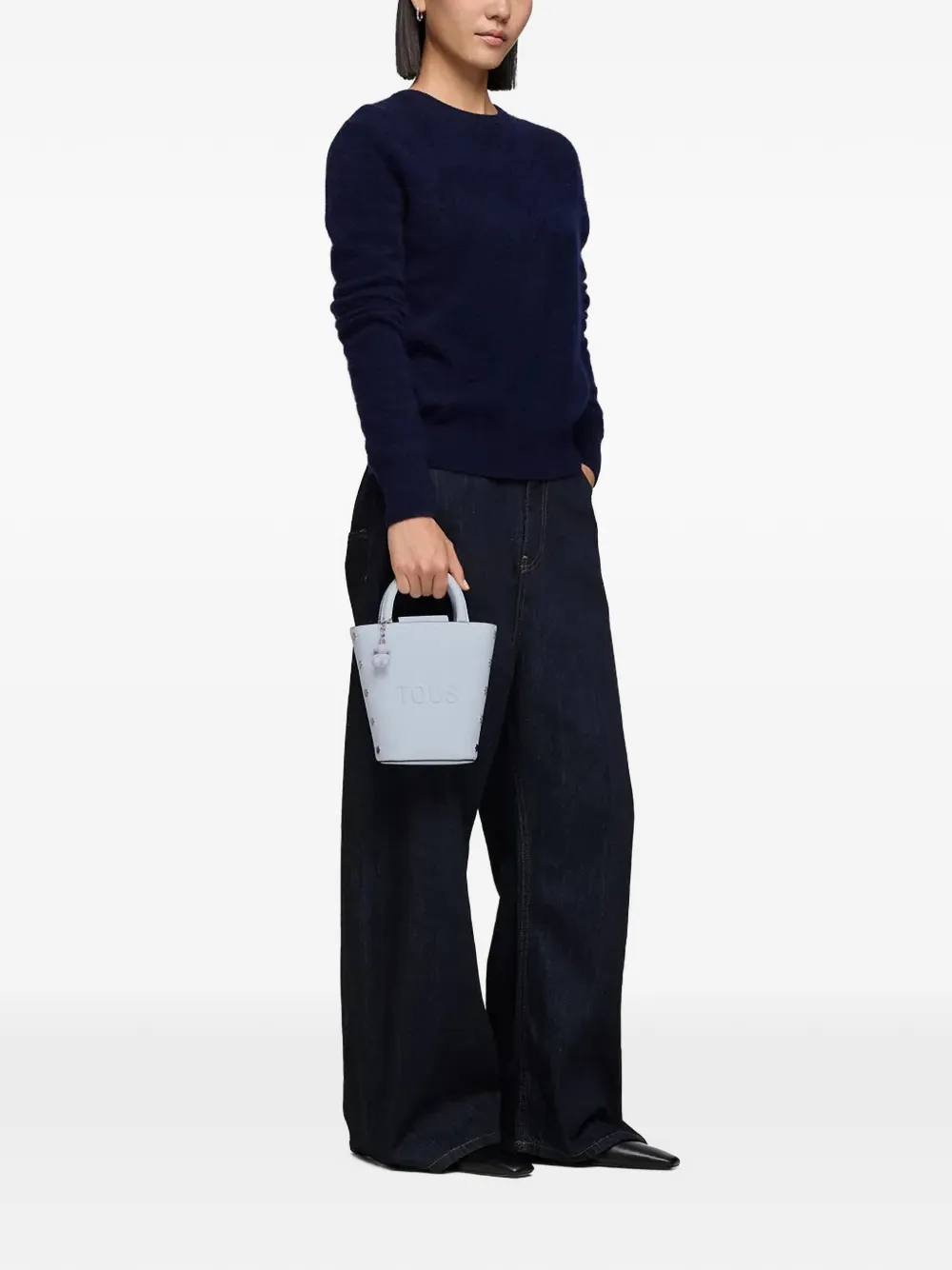  Tous Logo-debossed Tote Bag - Blue 