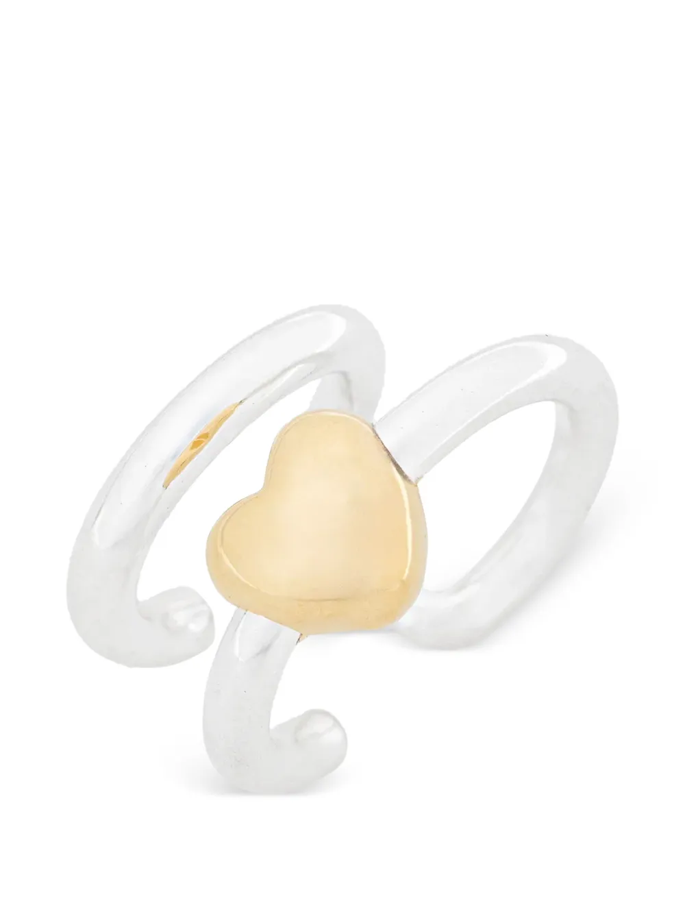 TOUS Flechazo heart detail earcuff - Argento