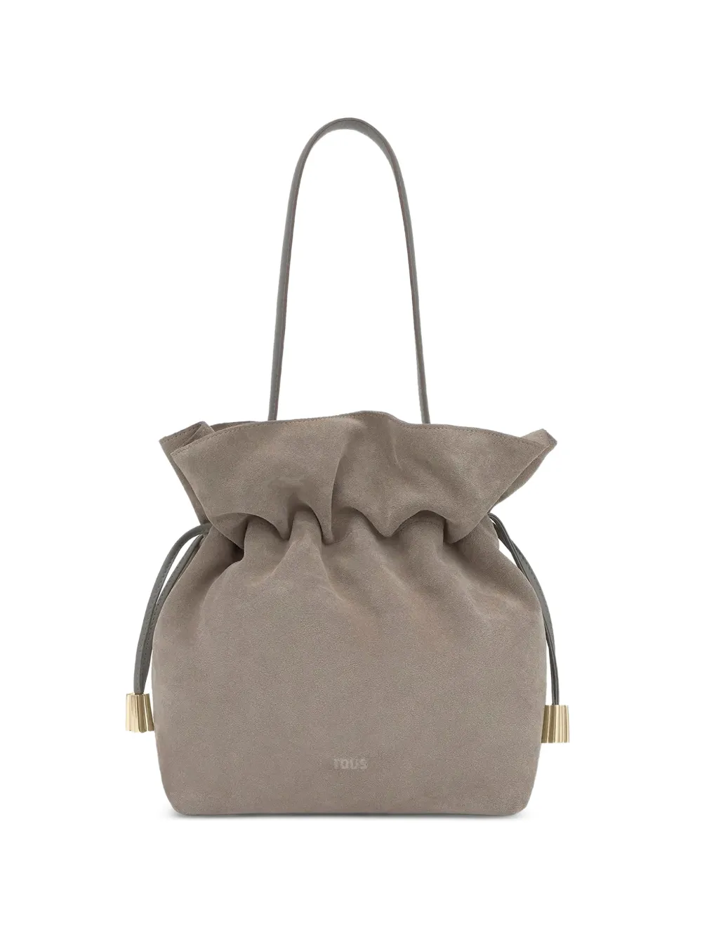 TOUS suede bucket bag - Grigio