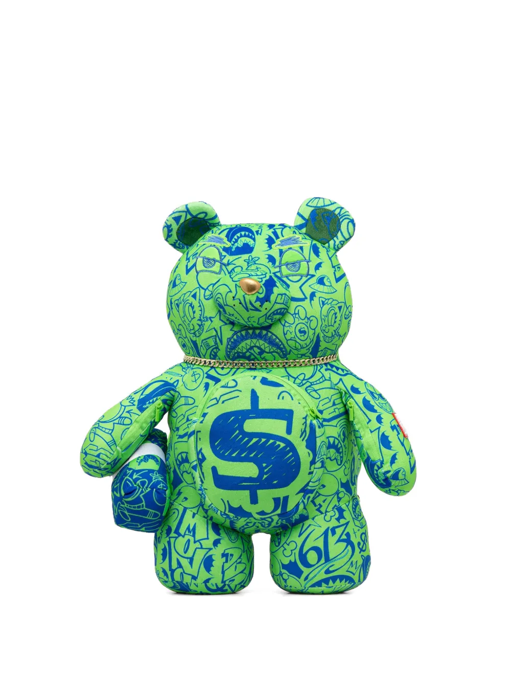 Sprayground Money Bear Backpack In Green