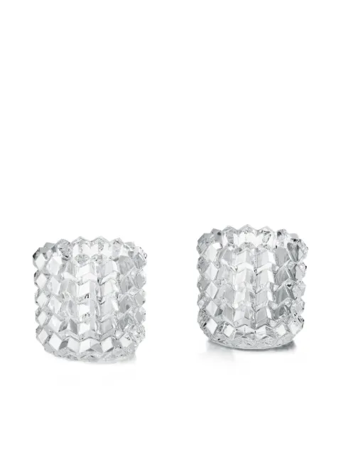 Baccarat Eye II crystal votives (set of two)