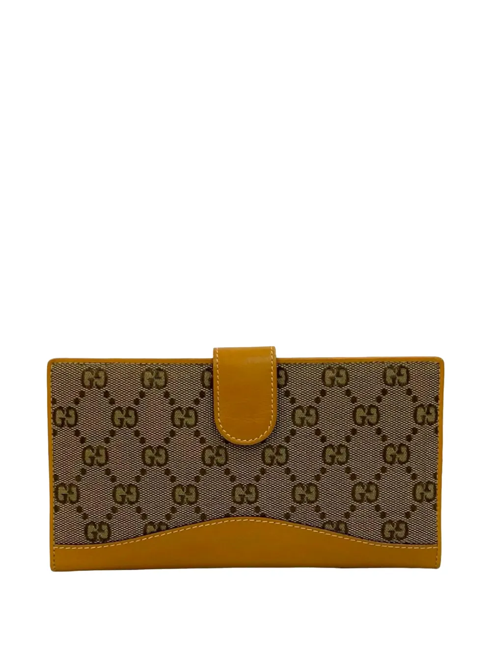 Gucci Pre-Owned 20th Century GG Canvas Wallet long wallets - Marrone