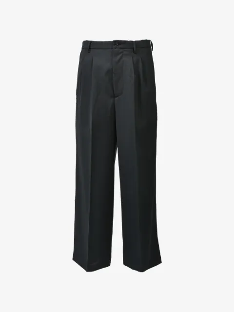 MASU pantalon à design plissé