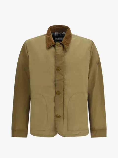 Barbour International Troon corduroy-collar cotton jacket