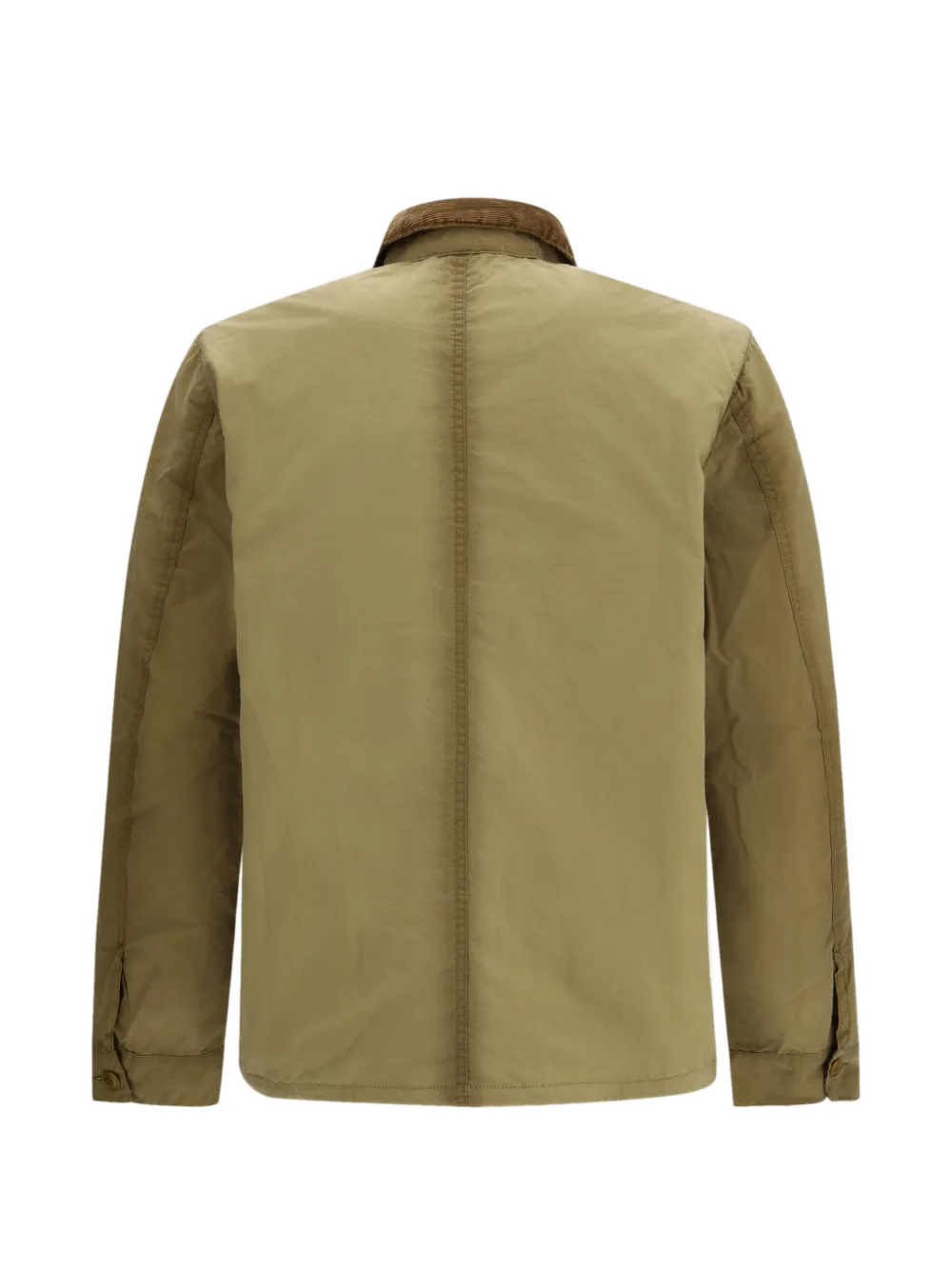 Barbour International Troon jack met ribfluwelen kraag Groen