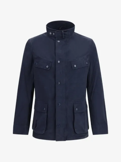 Barbour International chamarra con botones