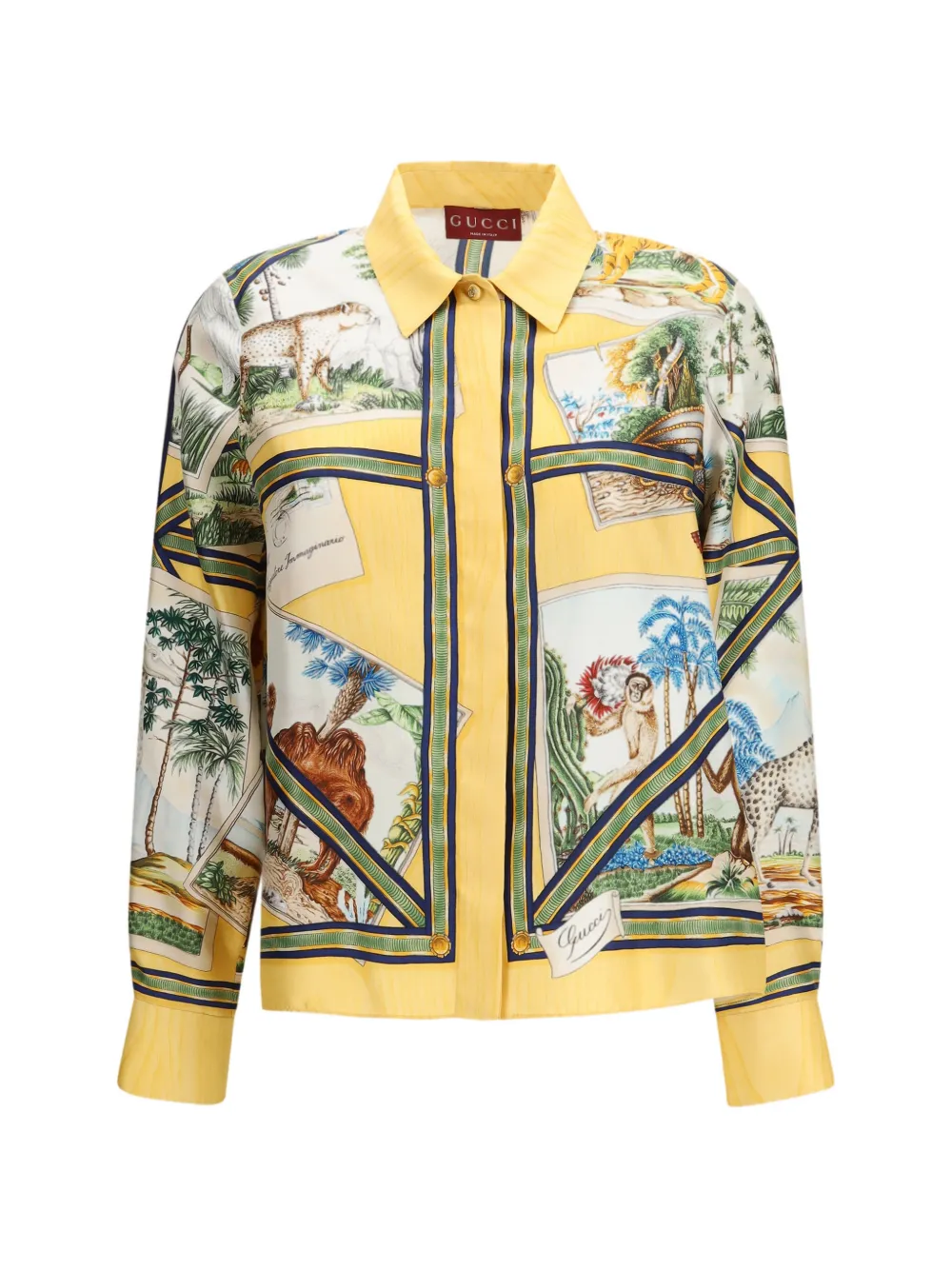 Gucci button-up shirt - Yellow