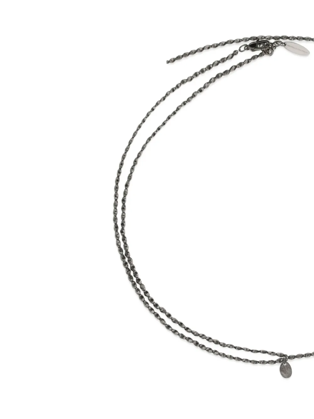  Brunello Cucinelli Collar Con Charm - Negro 
