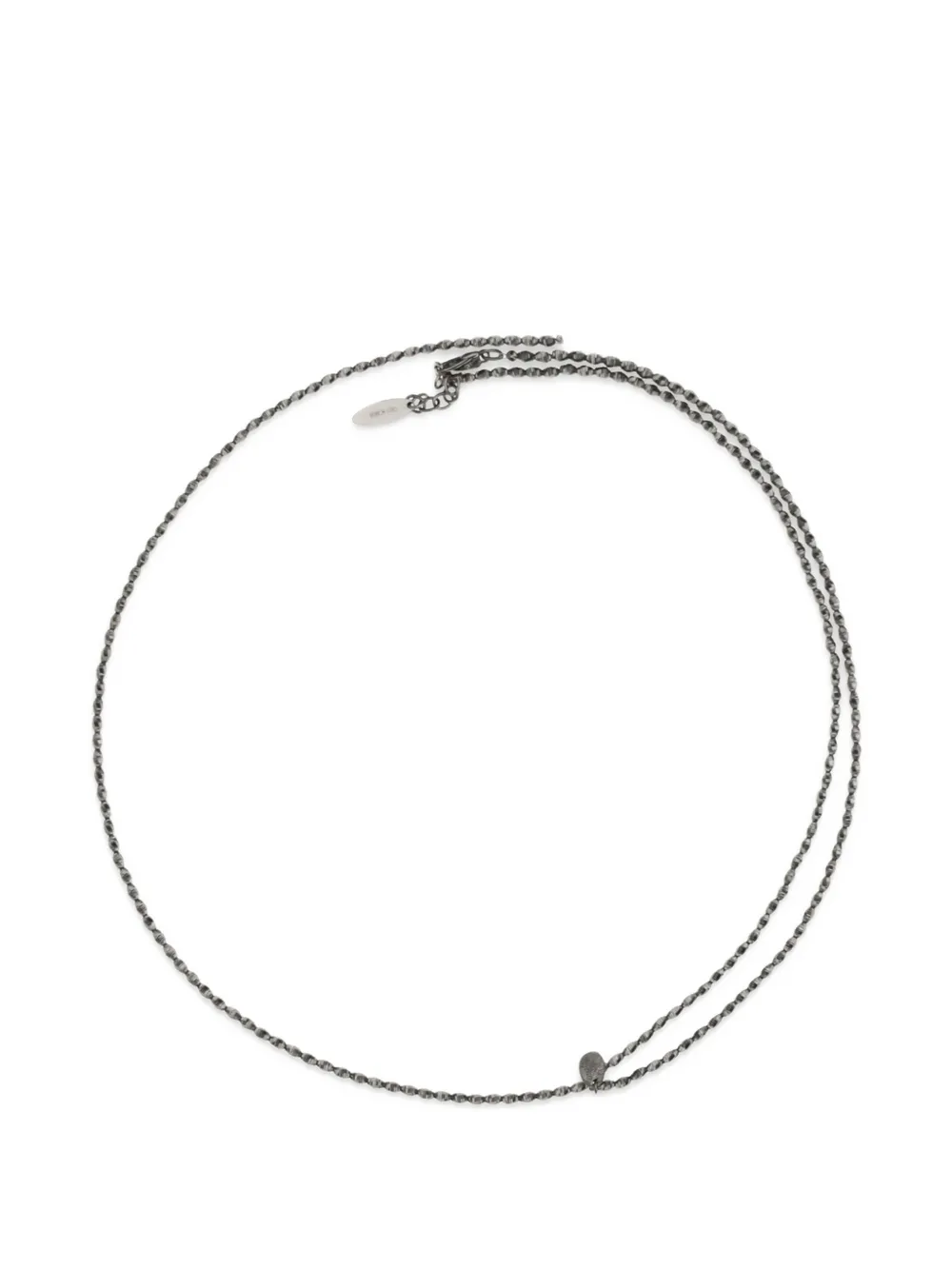  Brunello Cucinelli Collar Con Charm - Negro 
